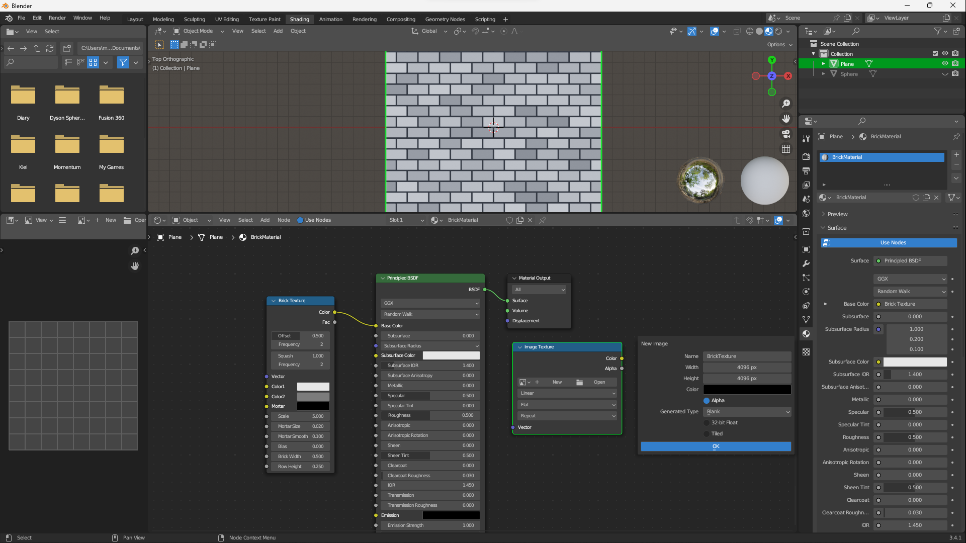 Blender Add Image-Texture